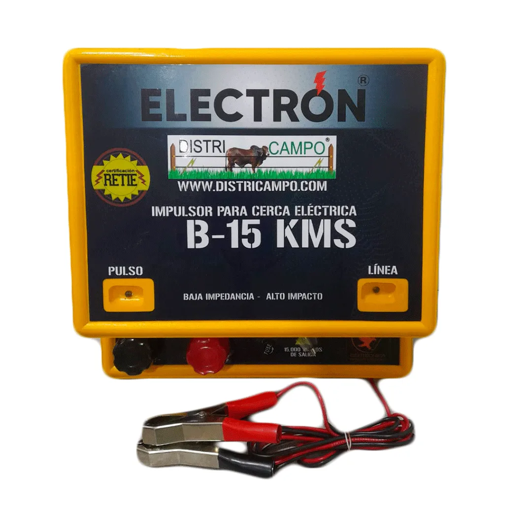 IMPULSOR PARA CERCA ELÉCTRICA 12 VOLTIOS - 15 KM