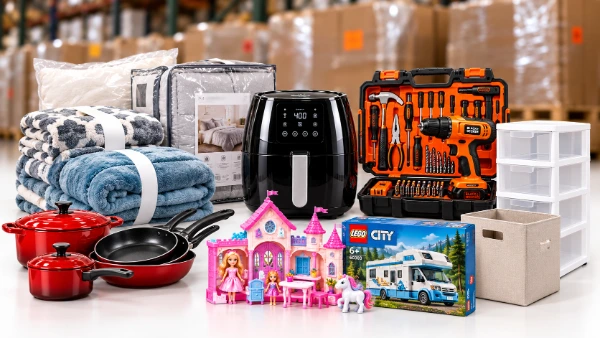 Mezcla de mercancía general y ropa de cama – Exteriores, juguetes, electrónica y más
