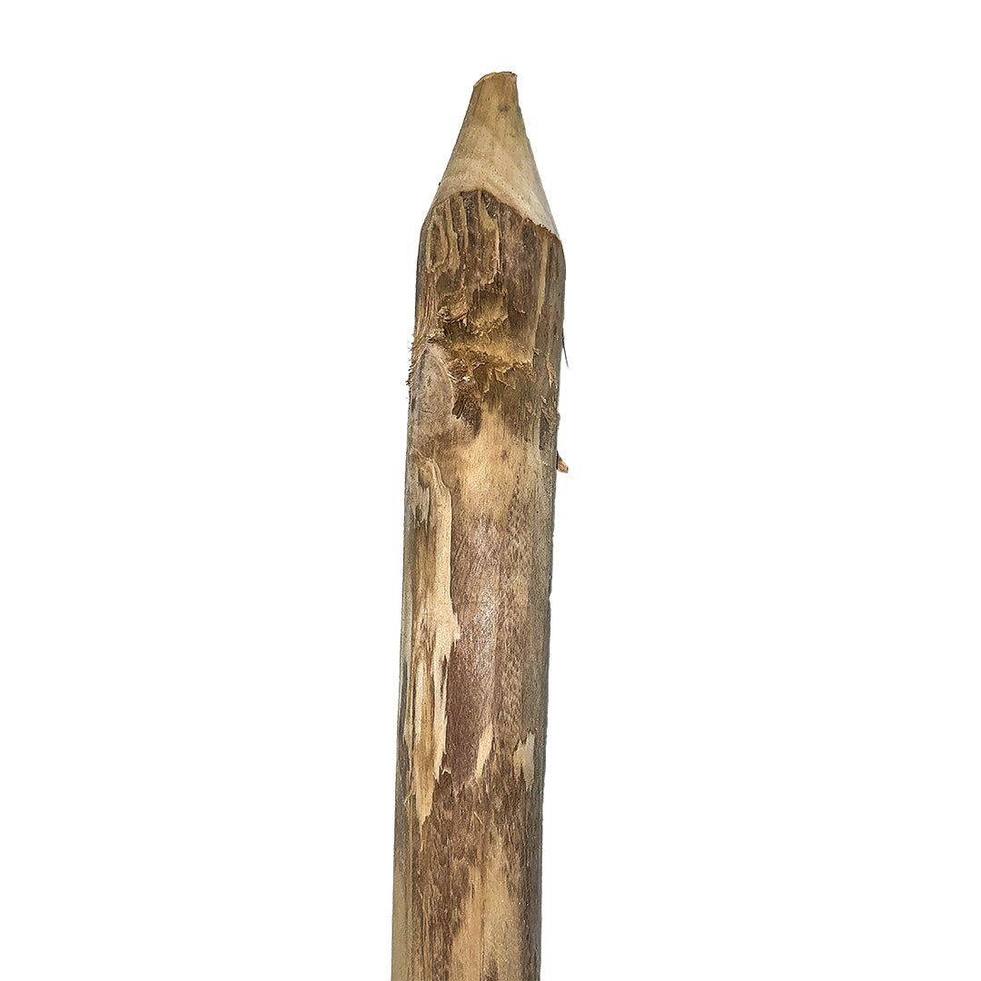 Estacón de Madera Inmunizado Rústico 2.20m x 9cms / 7cms Agrofácil