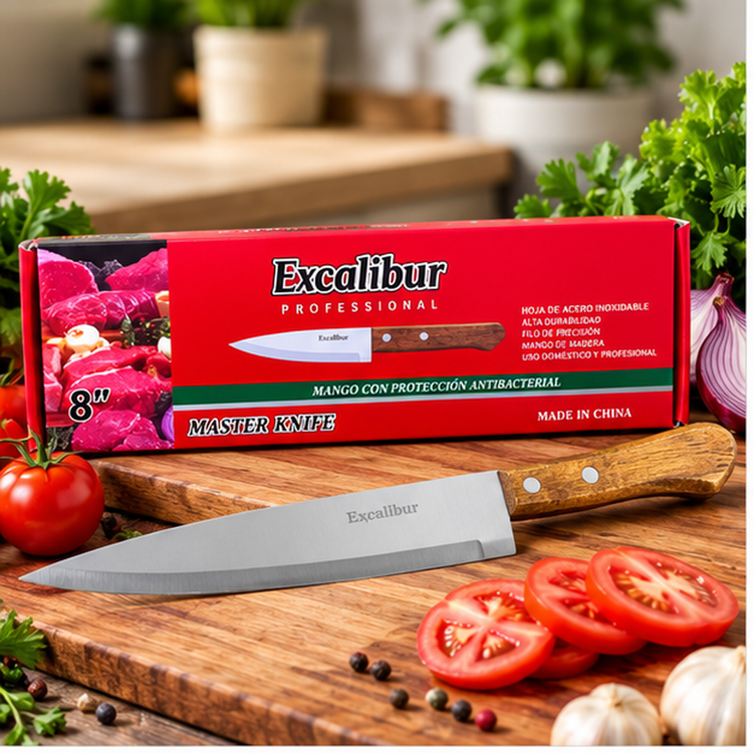CUCHILLO EXCALIBUR MADERA # 8