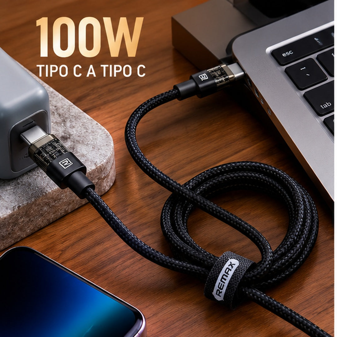 REMAX CABLE DE DATOS TRENZADO (C-C)