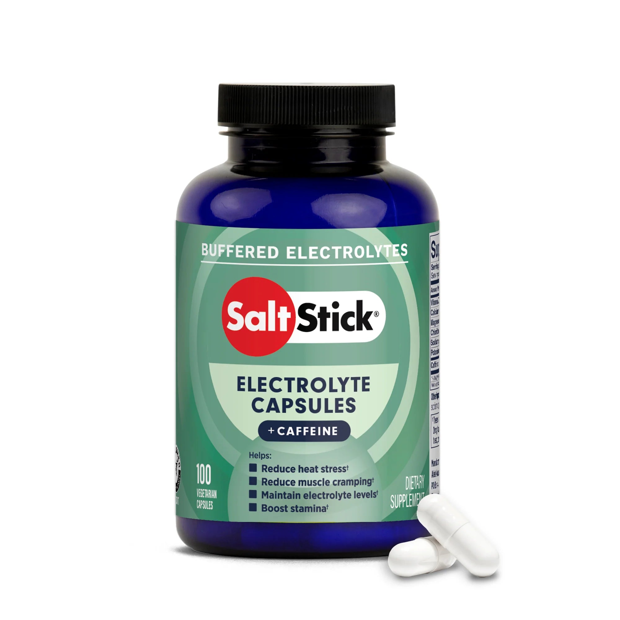 Cápsulas Saltstick + Cafeína (100 caps)