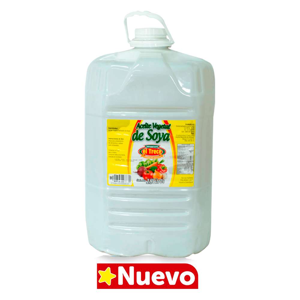 Aceite Vegetal de Soya 18L