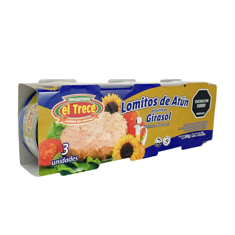 Lomitos de Atún en aceite de girasol 240g