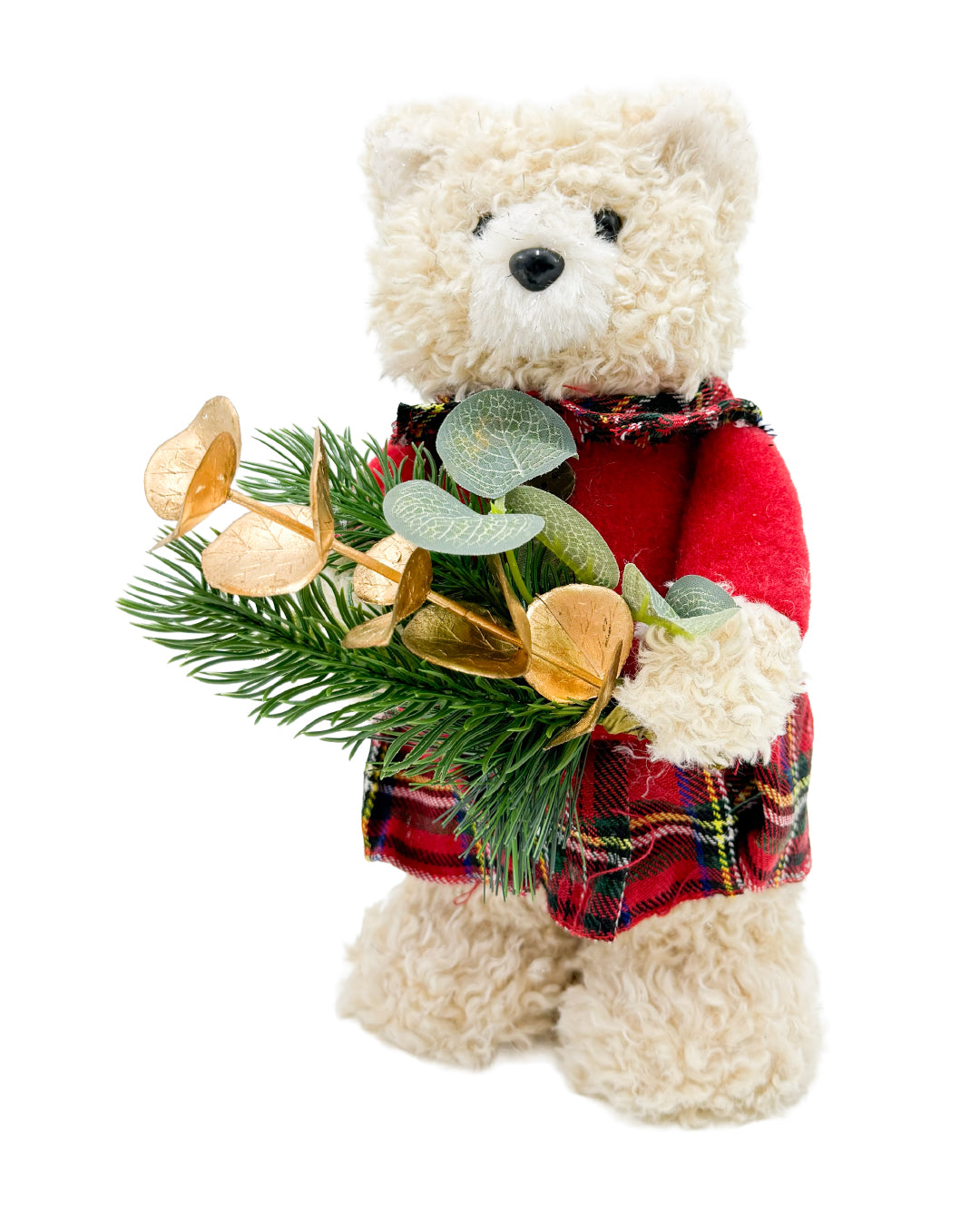 OSO PELUCHE FLORES 24MPW291