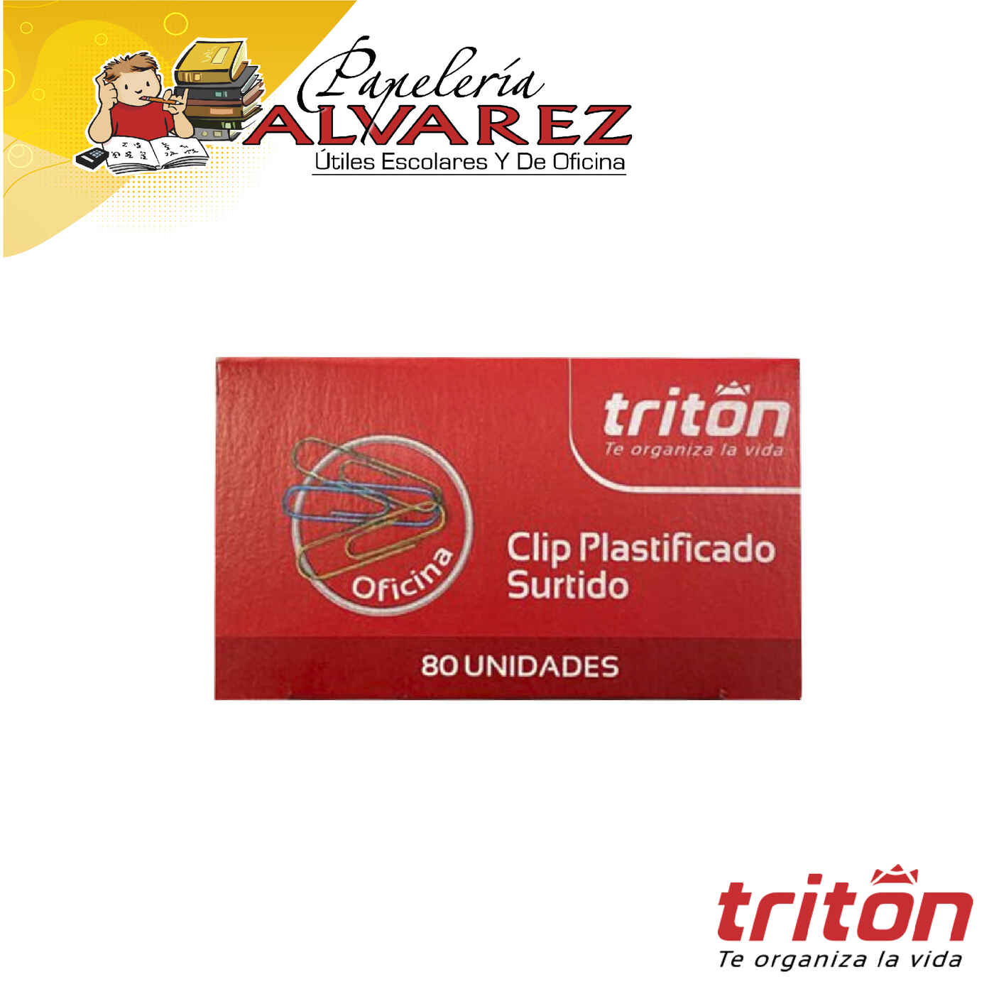 CLIP TRITON COLORES STANDARD X 60
