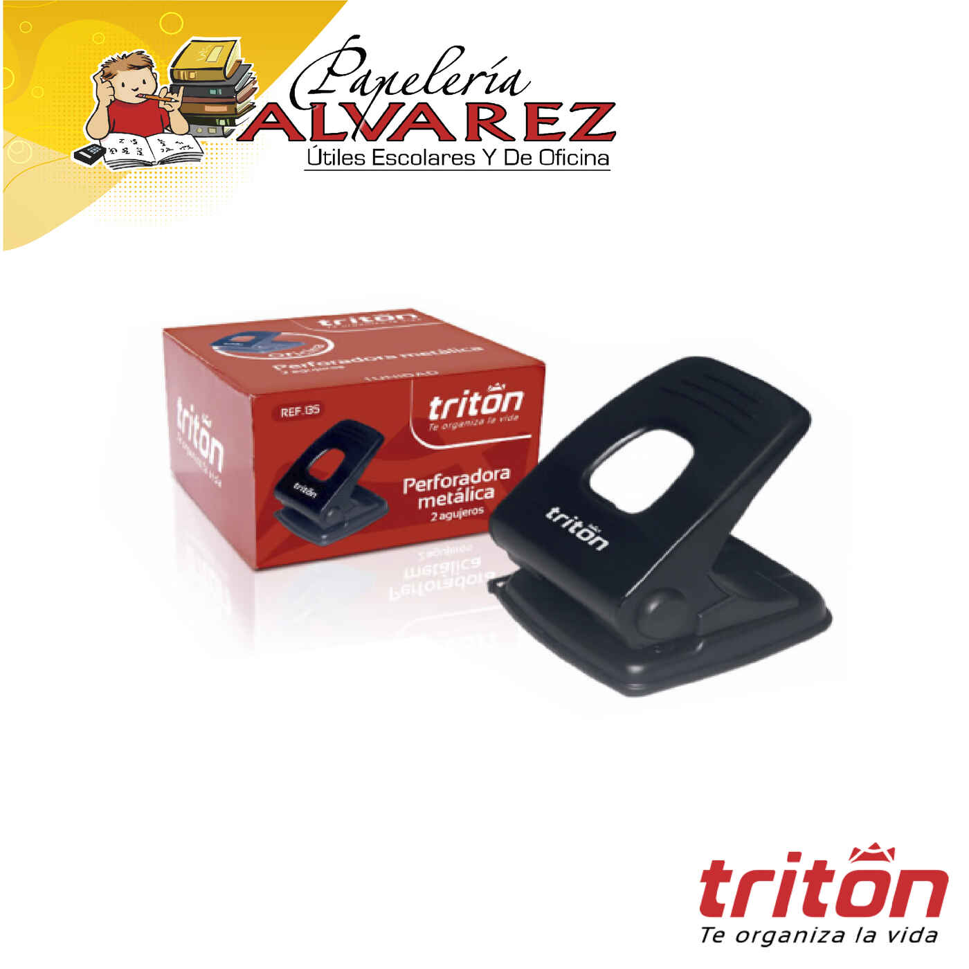 PERFORADORA TRITON 2 HUECOS 40HJ REF 135