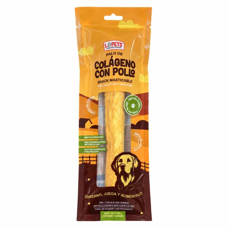 Colageno Pollo Lopets Perros Roll 9-10 X 1 Und