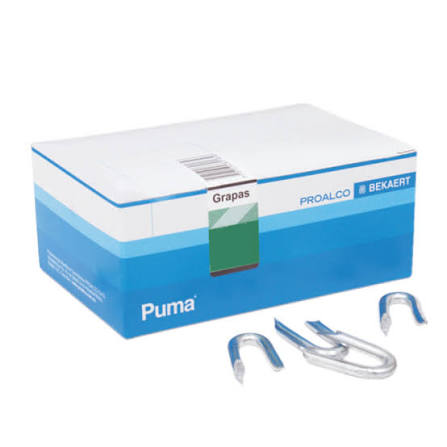 Grapa Galvanizada Puma 1X9 Caja X 1 Kg