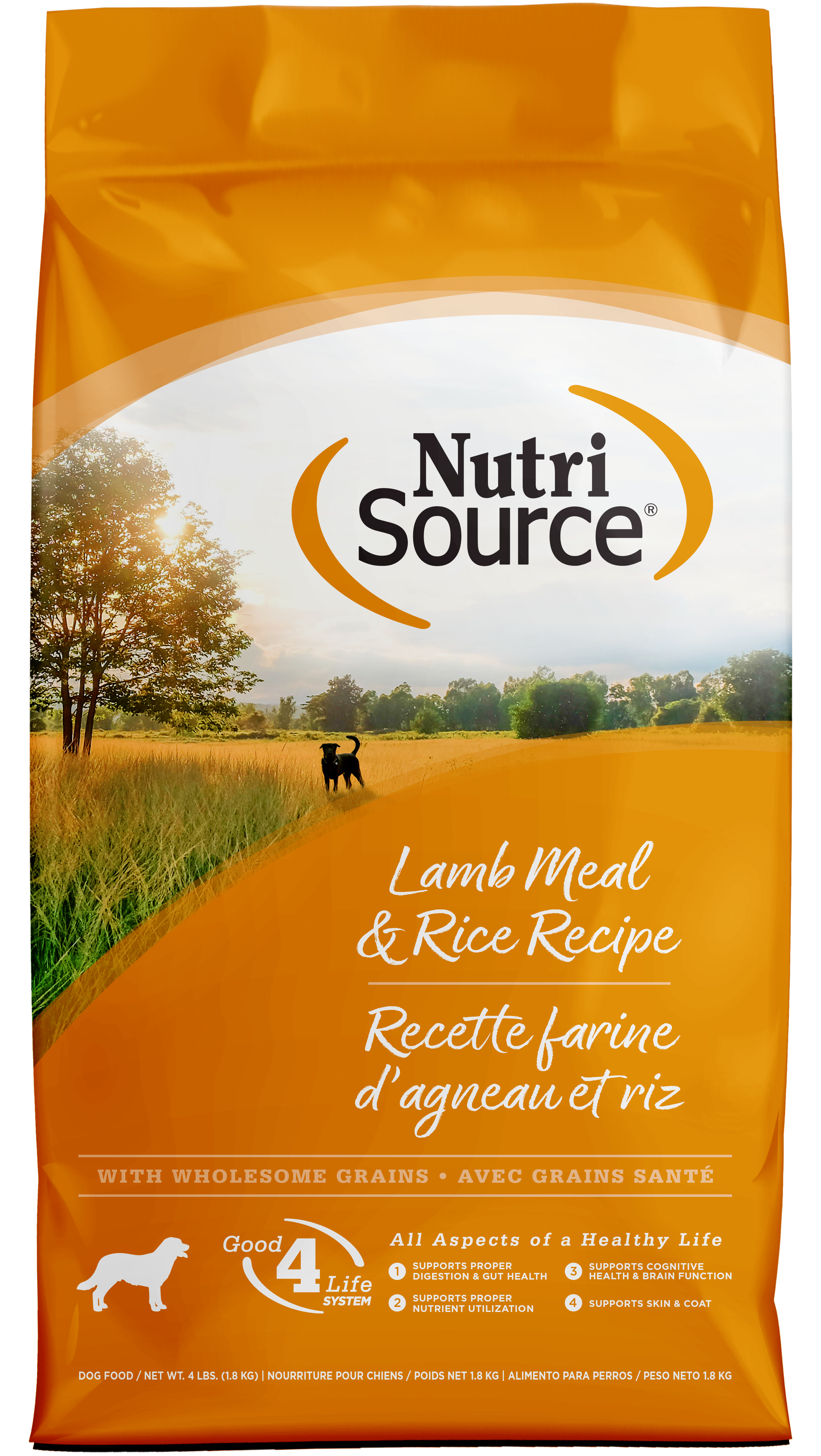 NutriSource Adulto Perro Cordero y Arroz (todas las razas)