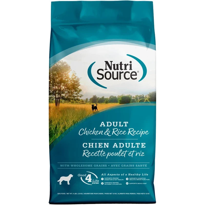 NutriSource Adulto Perro Pollo y Arroz (todas las razas)