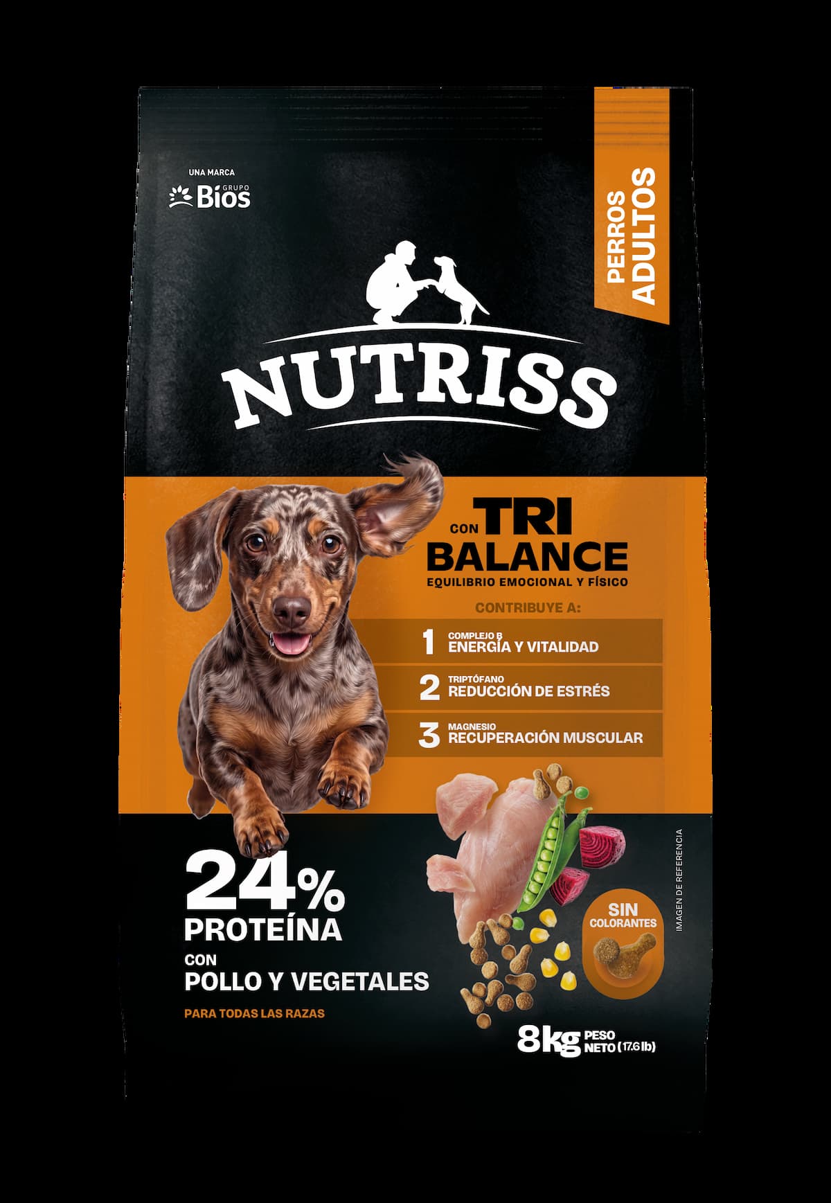 Nutriss Adulto Tribalance Pollo/Vegetalestales 8Kg